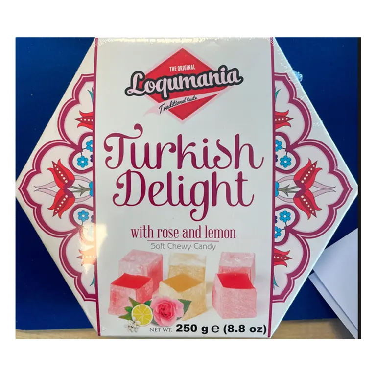 Loqumania The Original Turkish Delight with Rose and Lemon Flavour 250g
