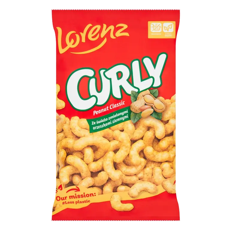 Curly Peanut Snack