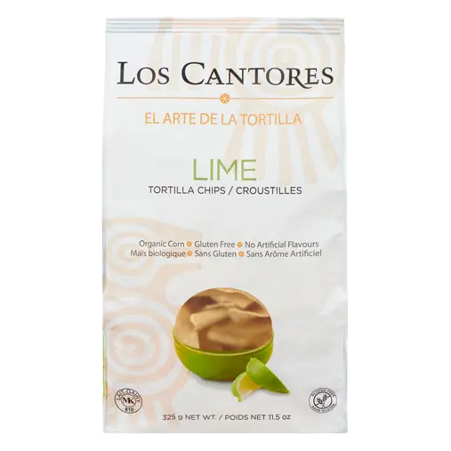 Gluten-Free Tortilla Chips Lime 325 g