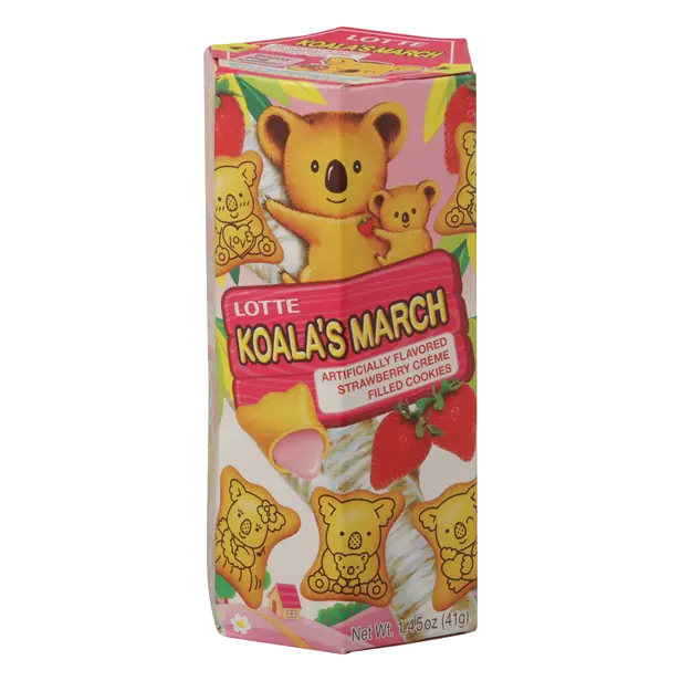 Koala's March Strawberry Creme Filled Sandwich Cookies