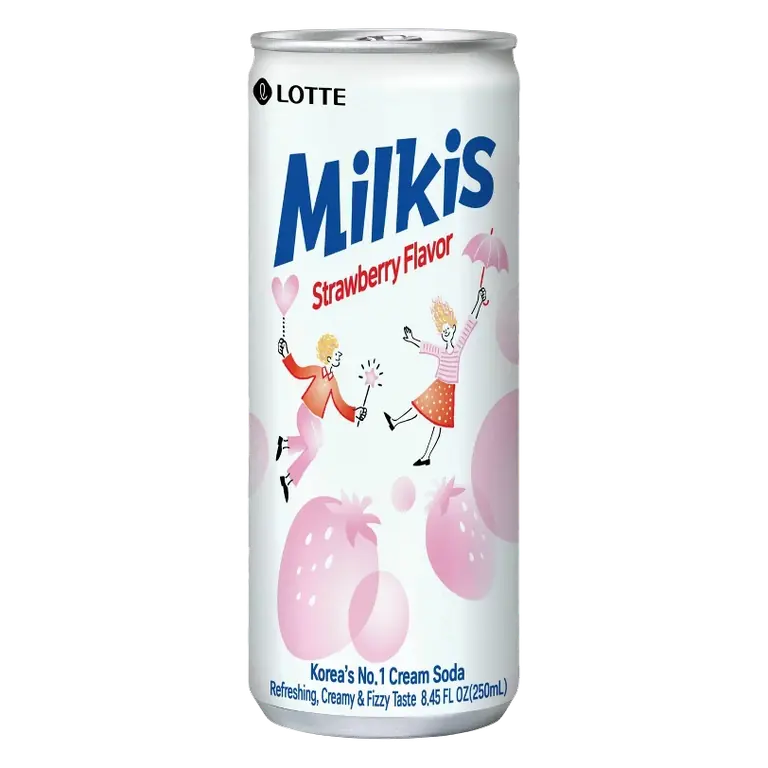 Milkis Strawberry, 8.45 fl oz
