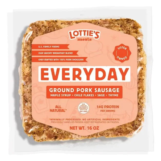 Lottie's Meats Everyday Ground Pork Sausage, 16oz