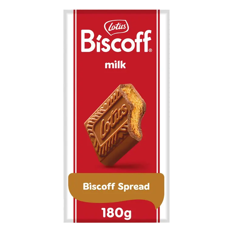 Biscoff Milk Chocolate with Biscoff Cream 180g