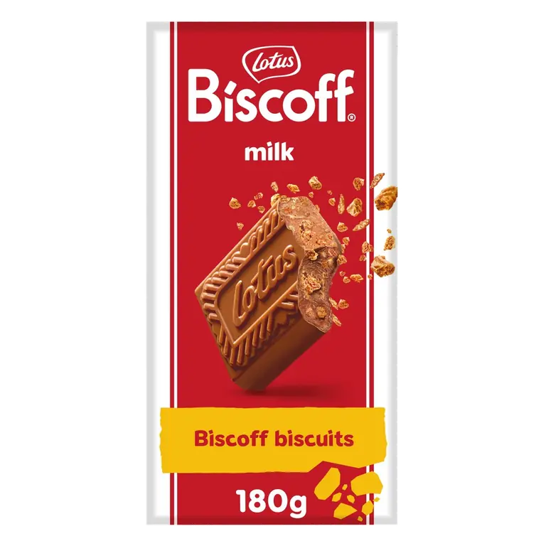 Biscoff Milk Chocolate With Biscoff Crumbs