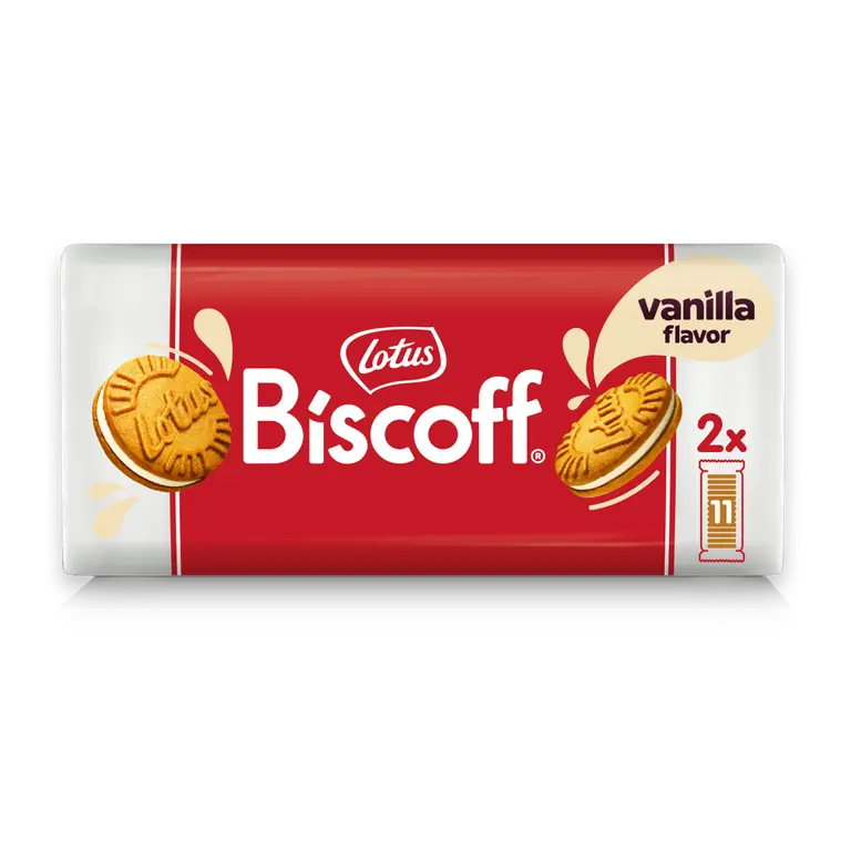 Biscoff Vanilla Cream Sandwich Cookies
