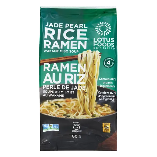 Gluten-Free Rice Ramen Jade Pearl With Wakame Miso Soup Mix 80 g
