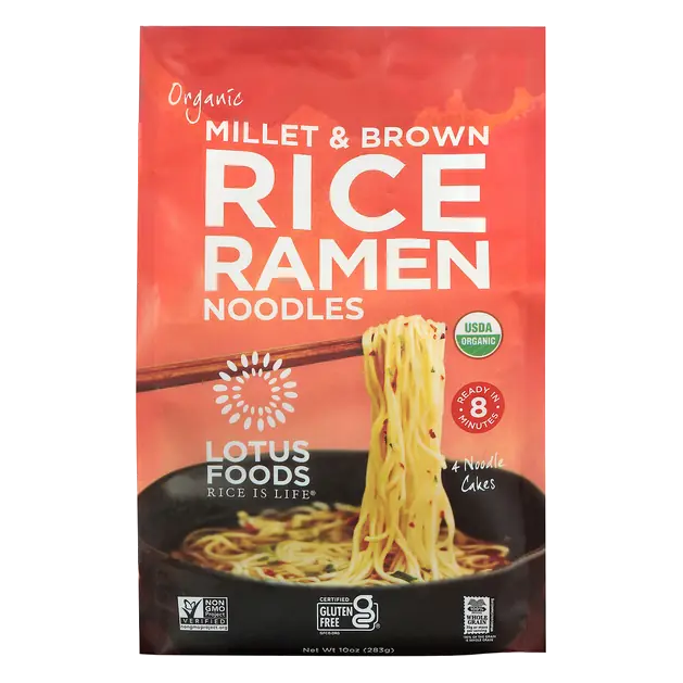 Organic Gluten Free Millet & Brown Rice Ramen Noodles
