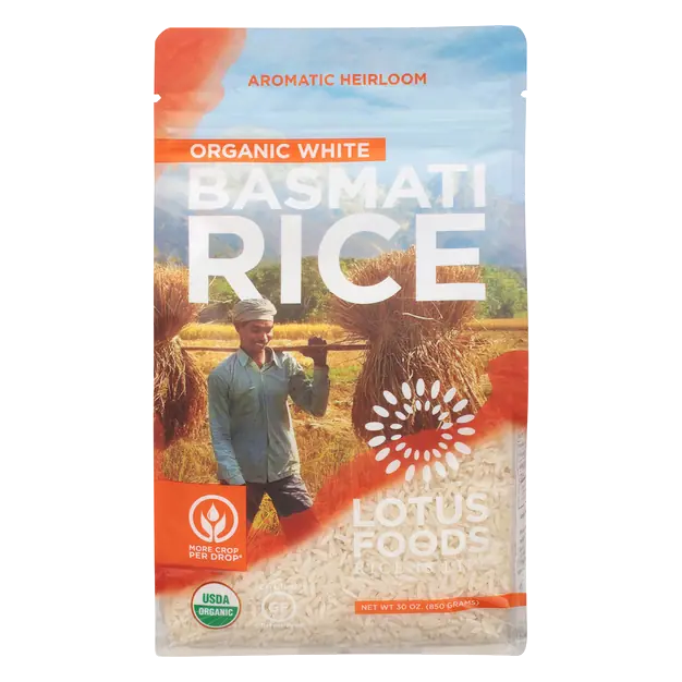 Organic Gluten Free White Basmati Rice