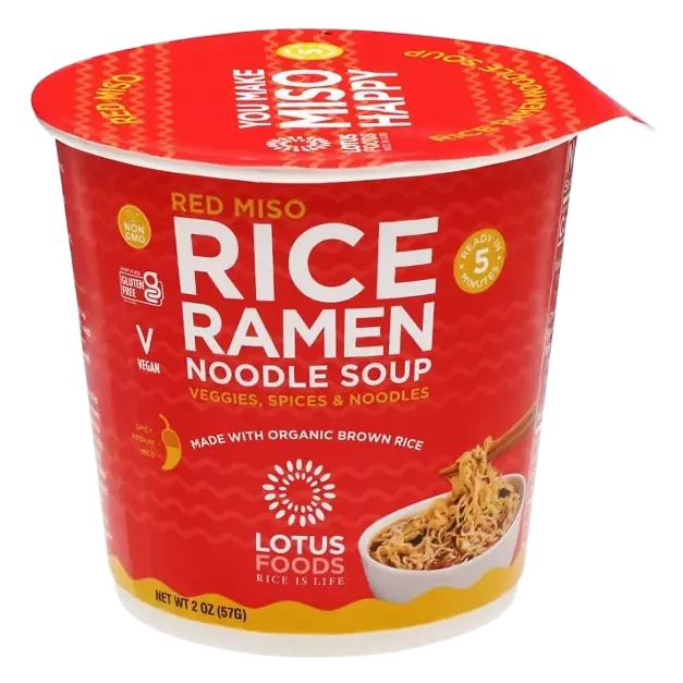 Rice Ramen Red Miso Noodle Soup