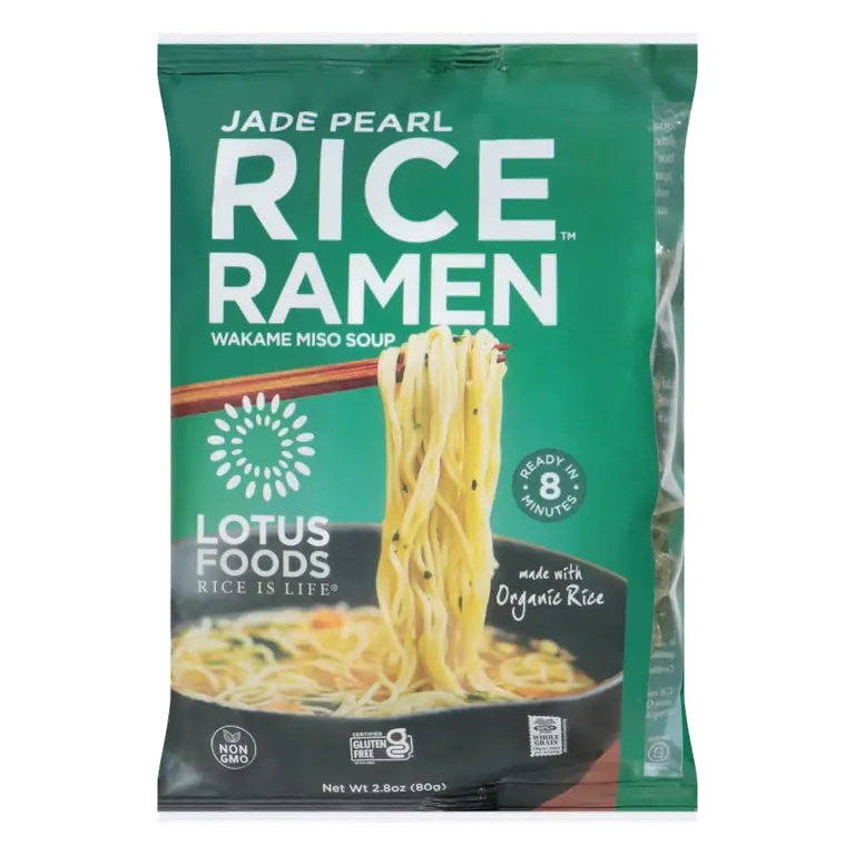 Jade Pearl Rice Ramen Wakame Miso Soup