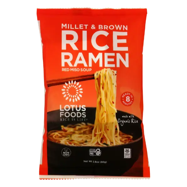 Millet & Brown Rice Ramen Red Miso Soup