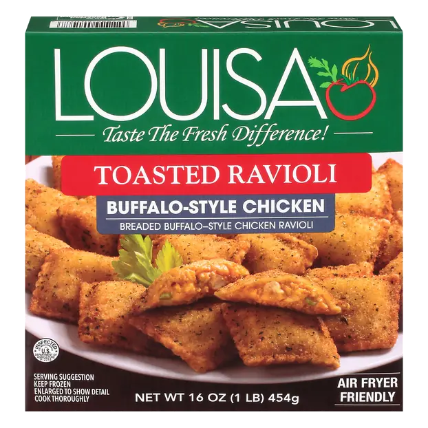 Buffalo-Style Chicken Toasted Ravioli Frozen