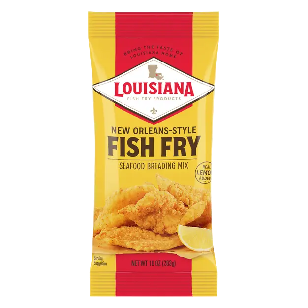 Louisiana New Orleans-Style Fish Fry Seafood Breading Mix