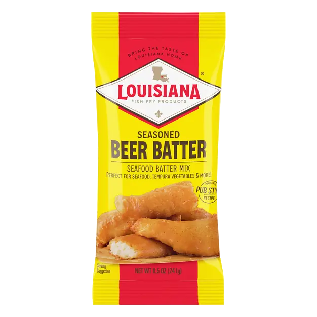 Louisiana Seasoned Beer Seafood Batter Mix
