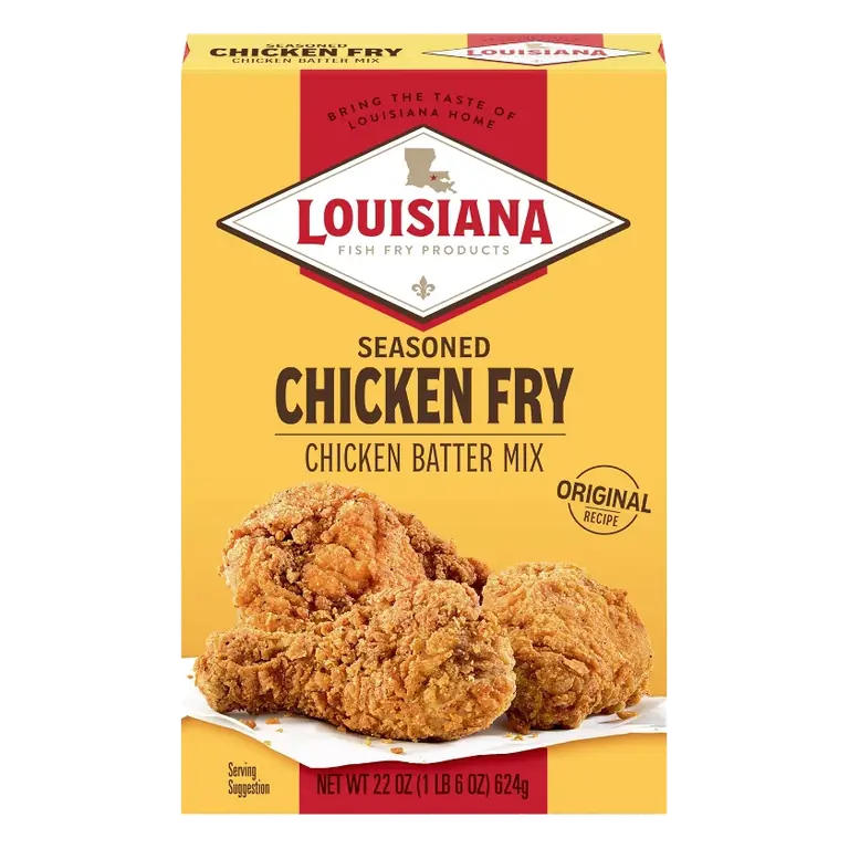 Louisiana Seasoned Chicken Fry Batter Mix, 22oz