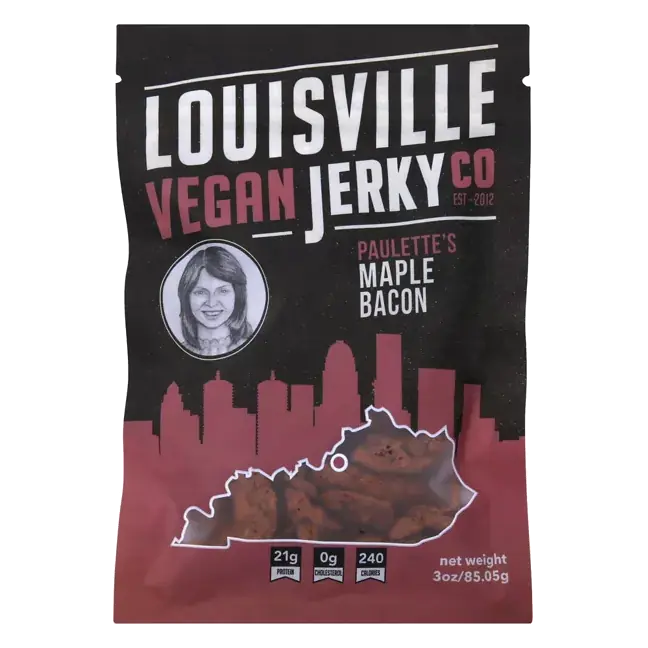 Jerky, Vegan, Paulette's Maple Bacon