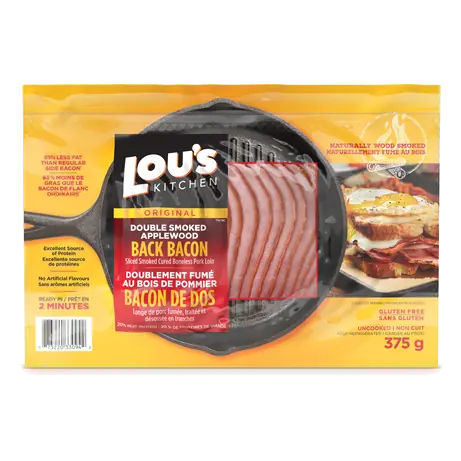 Back Bacon Applewood Smoked 375 g