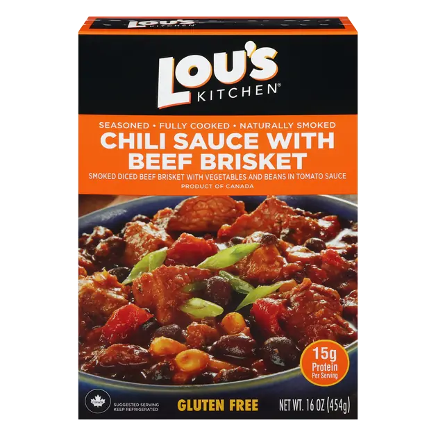 Gluten Free Chili Sauce with Beef Brisket Refrigerated