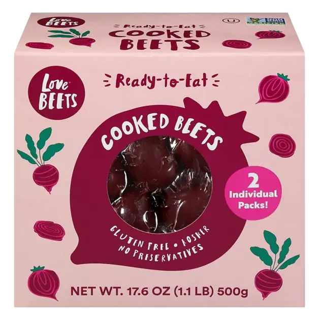 2 Individual Packs Ready-to-Eat Cooked Beets
