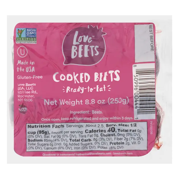 Gluten Free Ready-to-Eat Cooked Beets