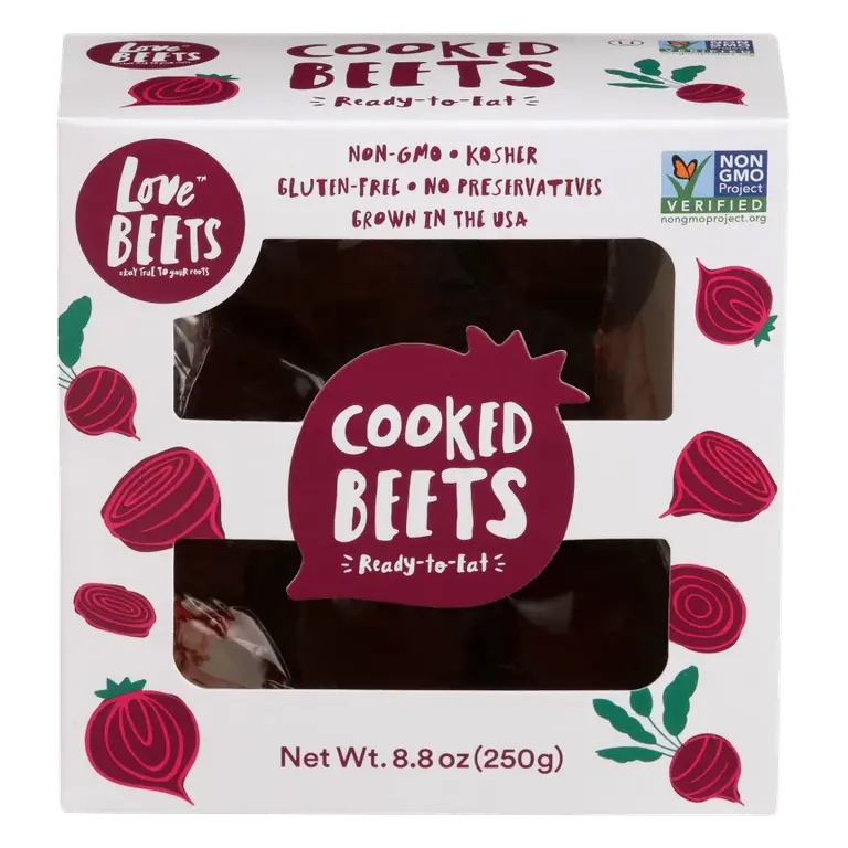Love Beets Cooked Beets, 8.8oz: Gluten-Free, Vegan