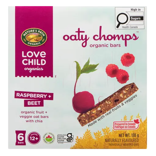 Oat Bars 12m+ Raspberry & Beet 6 x 23 g