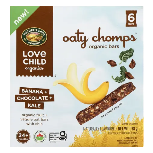 Oaty Chomps Chocolate Banana Kale 138 g