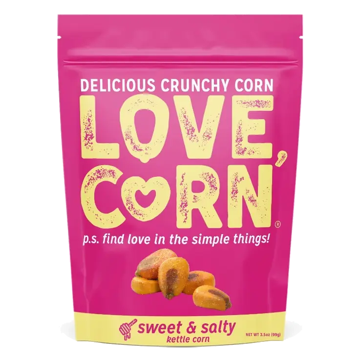 Love Corn Sweet and Salty Crunchy Corn, 3.5oz