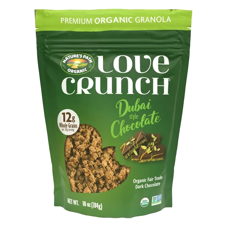 Nature's Path Love Crunch Organic Dubai Chocolate Granola, 10oz