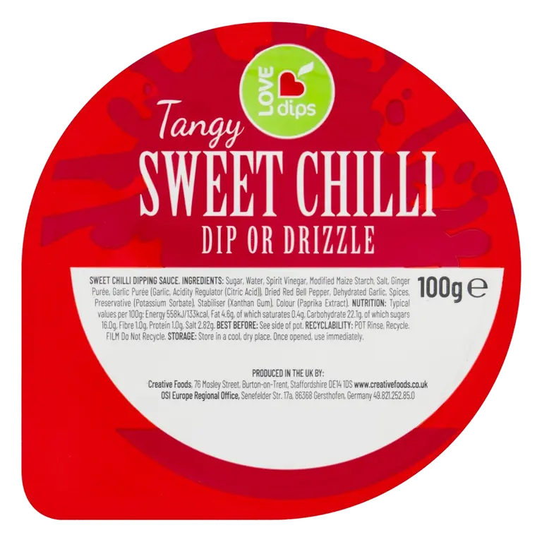 Tangy Sweet Chilli Dip or Drizzle 100g