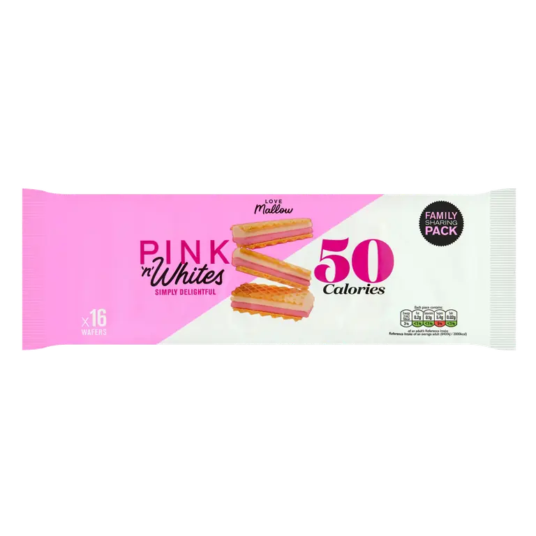 Love Mallow 16 Pink 'n' Whites Wafers 227g