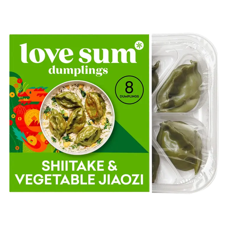 8 Dumplings Shiitake & Vegetable Jiaozi 200g