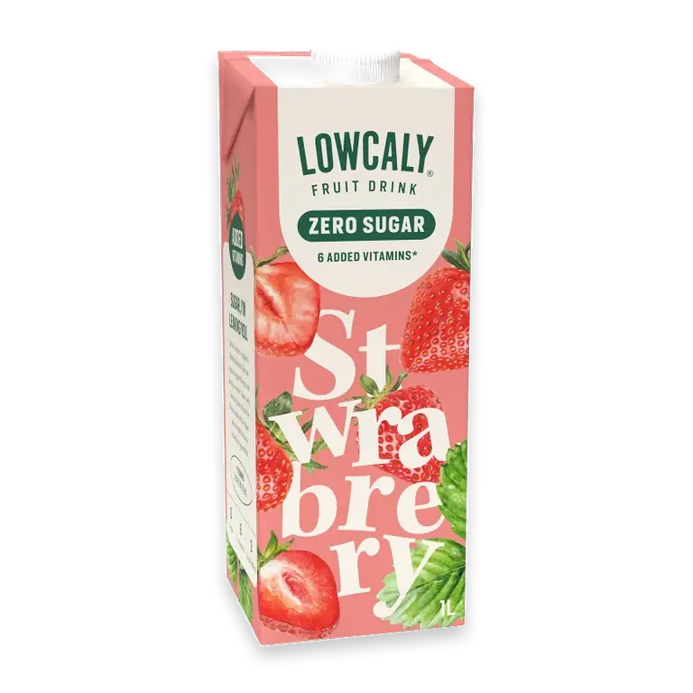 Fruktdryck Strawberry Sockerfri 1l NJIE