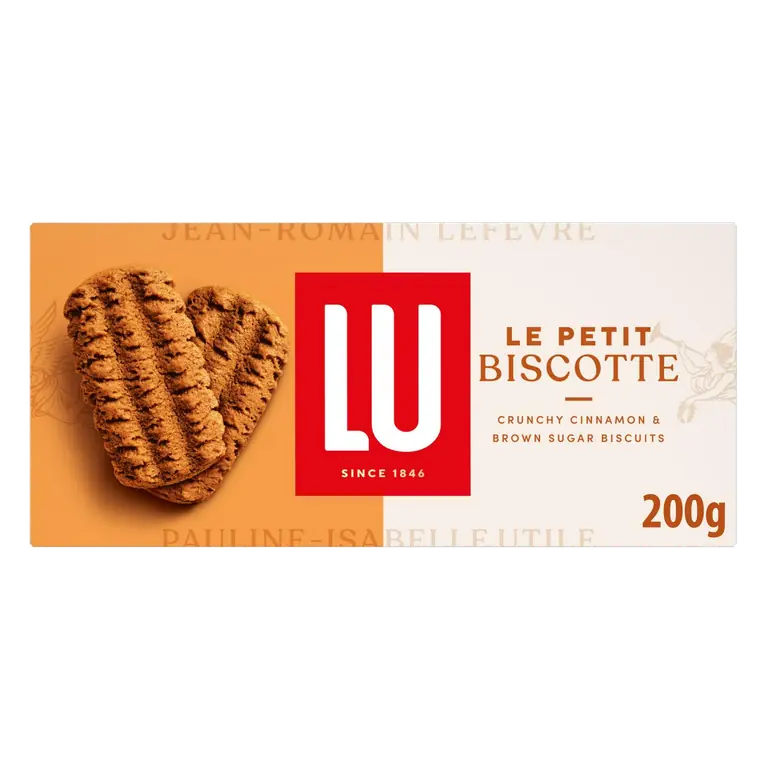 Le Petit Biscotte Crunchy Cinnamon Brown Sugar Biscuits 200g