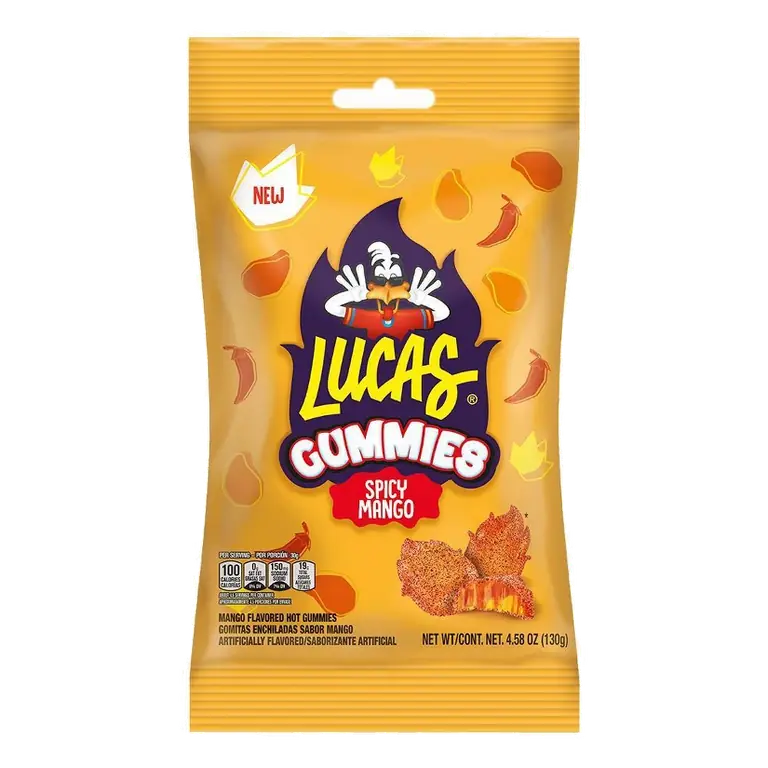 Lucas Gummies Mango Candy, 4.58oz