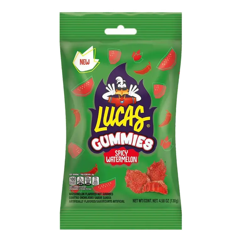 Lucas Gummies Watermelon Candy, 4.58oz