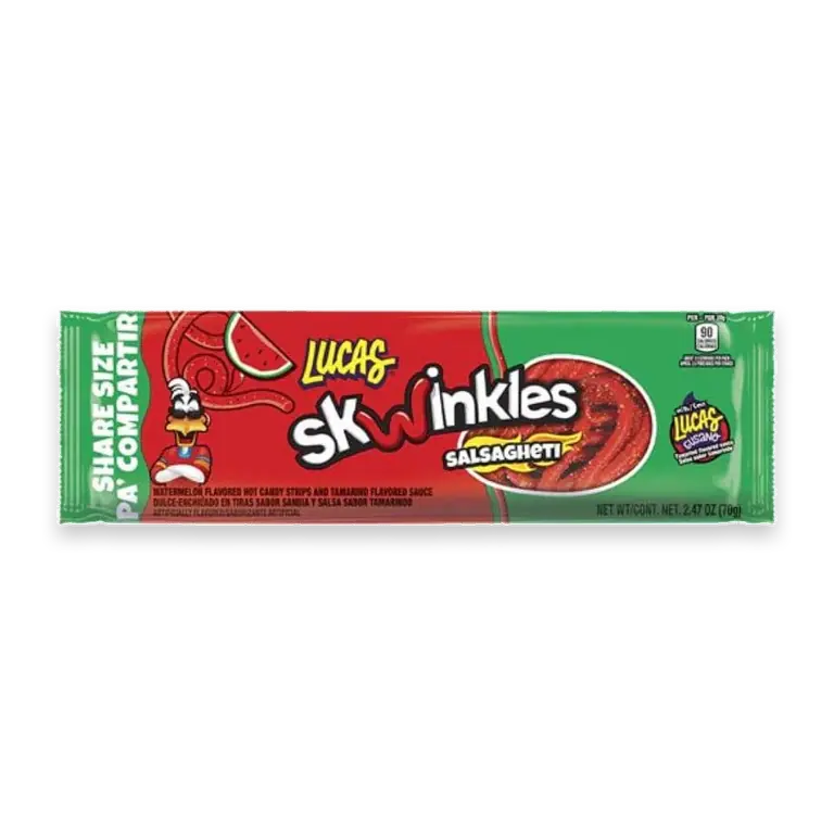 Skwinkles Salsagheti Watermelon King Size Candy Strips