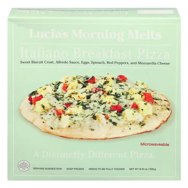 Lucia's Morning Melts Italiano Breakfast Pizza
