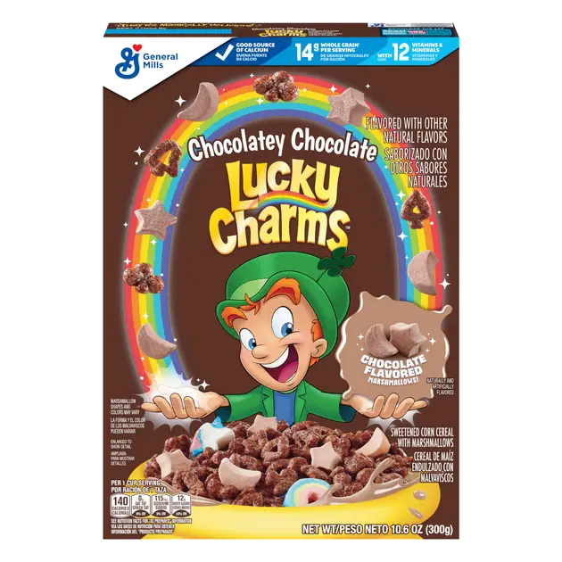General Mills Lucky Charms Chocolatey Chocolate Flavored Cereal