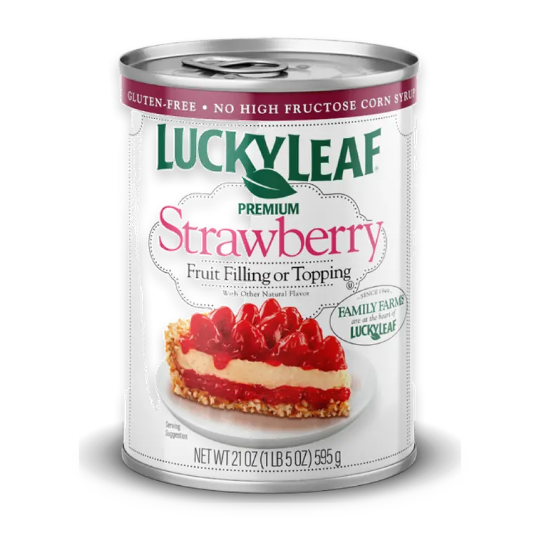 Premium Stawberry Filling and Topping Can