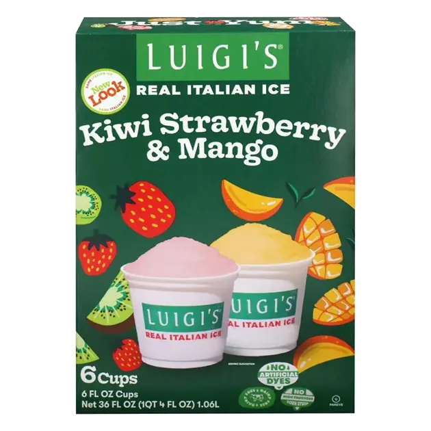 Kiwi Strawberry & Mango Italian Ice