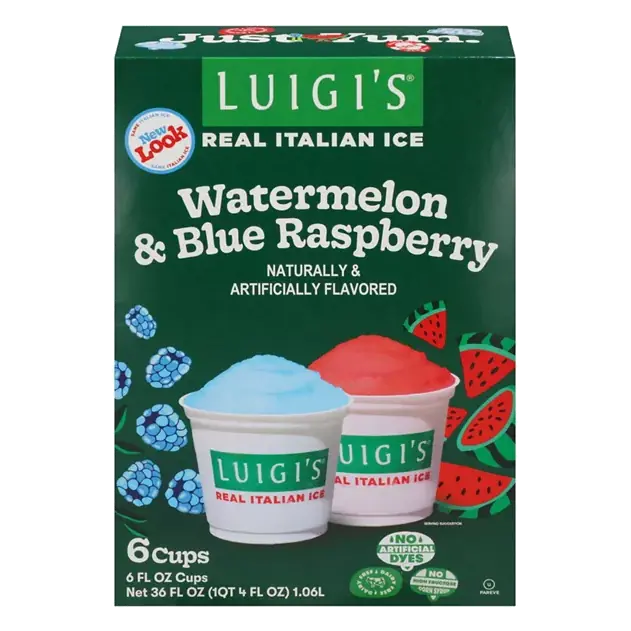 Watermelon & Blue Raspberry Real Italian Ice