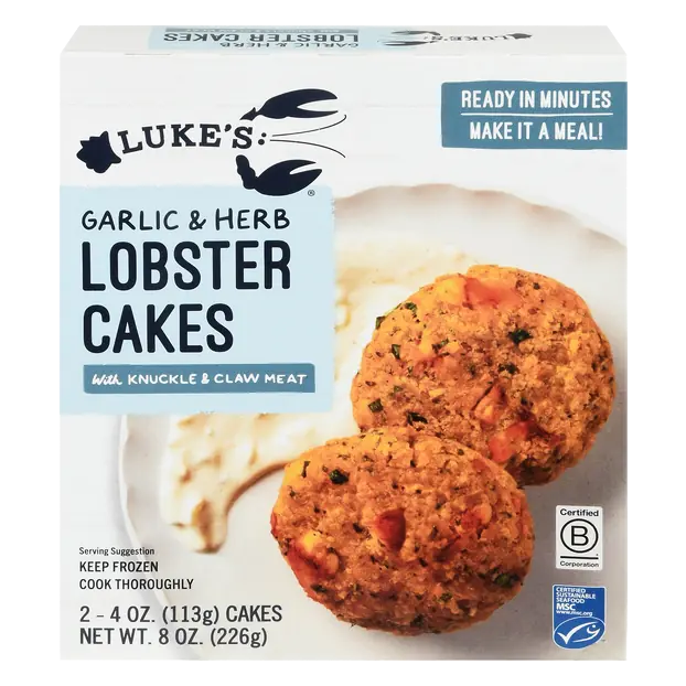 Garlic & Herb Lobster Cakes - 2 ct Frozen