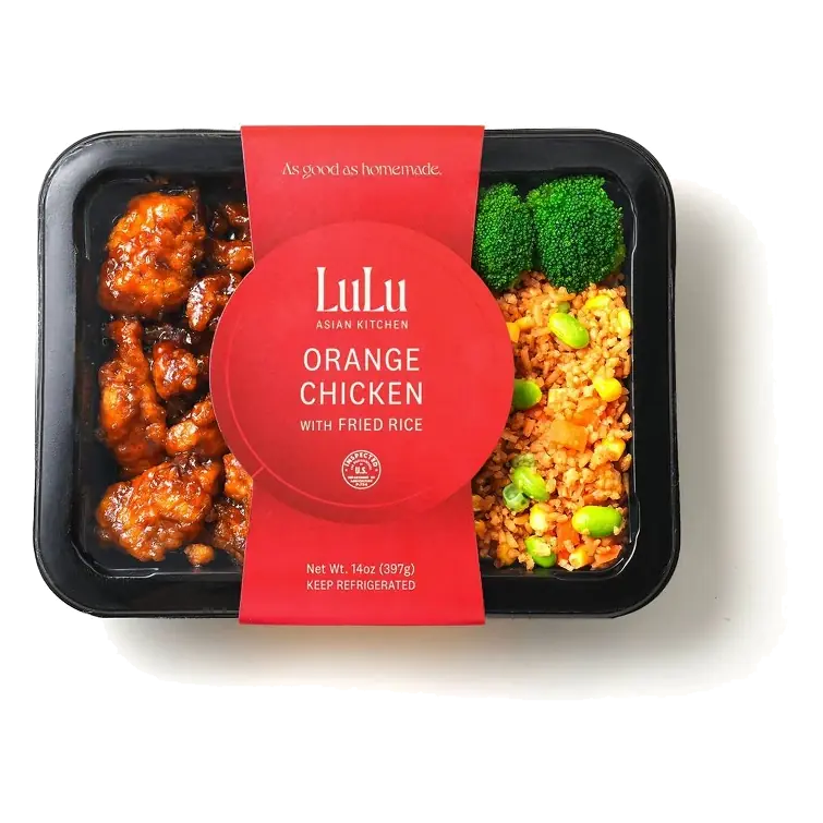 LuLu Asian Kitchen Orange Chicken with Fried Rice, 14oz