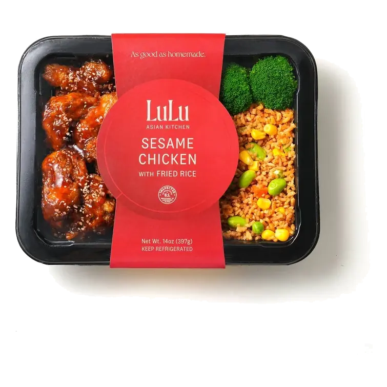 LuLu Asian Kitchen Sesame Chicken with Fried Rice, 14oz