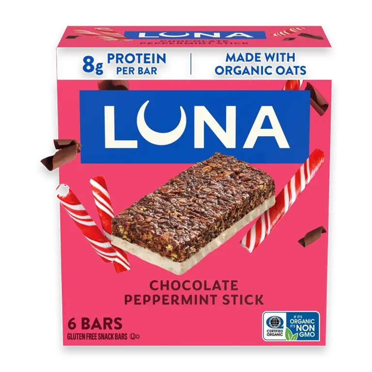 Chocolate Peppermint Stick Gluten Free Snack Bars