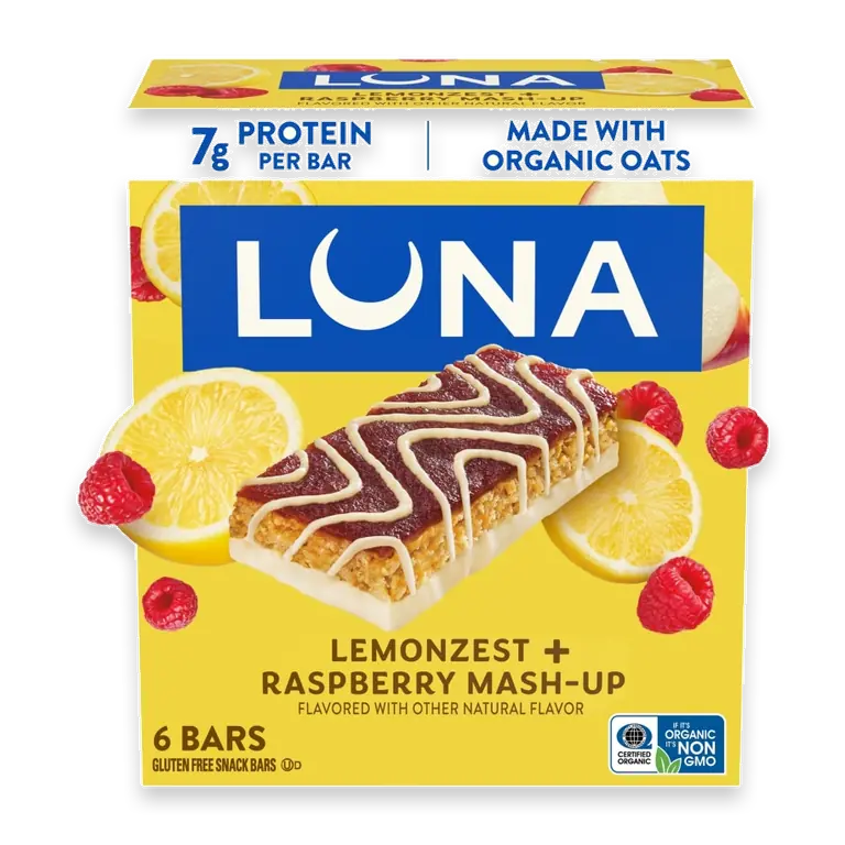 Mash-Ups LemonZest + Raspberry Gluten Free Snack Bars