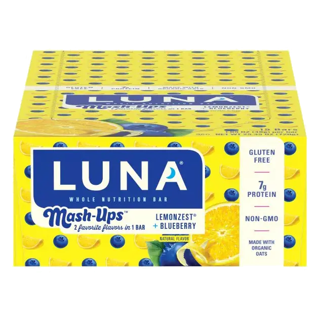 Mash-Ups Nutrition Bar, Lemonzest + Blueberry