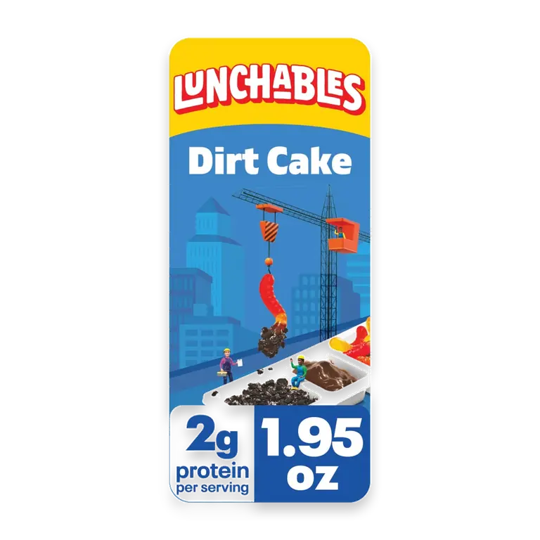 Dirt Cake with Gummy Worms Dessert Snack Pack