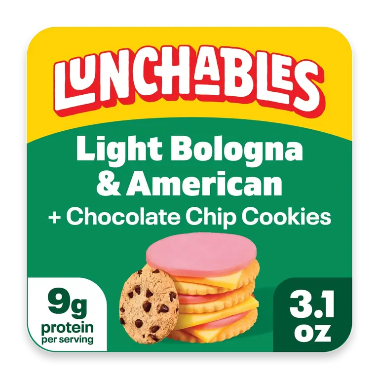 Light Bologna & American Cheese Cracker Stackers Kids Snack Kit